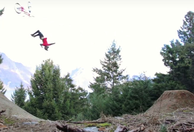 Emerson Wilken 50 ft Backflip Crash