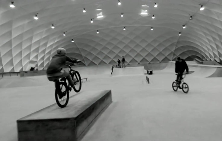 Concrete Skatepark in a Dome !